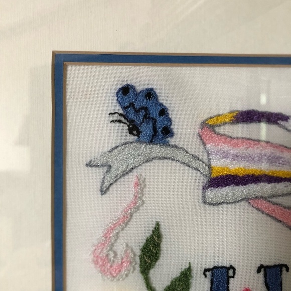 Embroidered 'Home Sweet Home' Framed Art - Picture 9 of 16